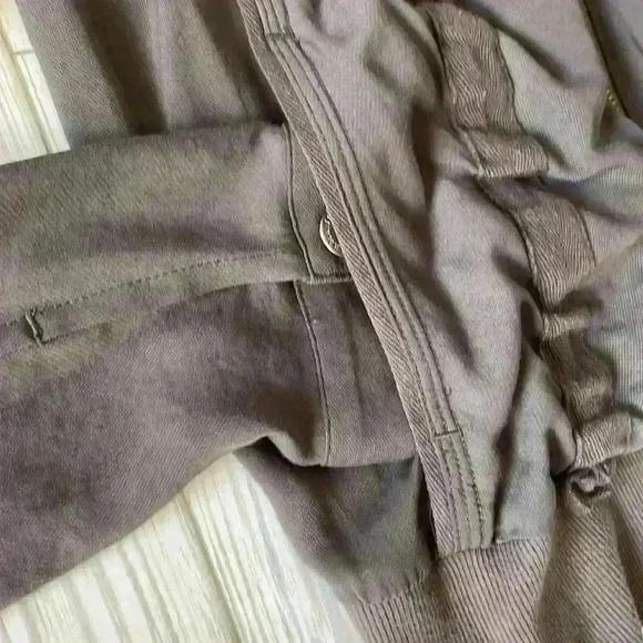 Armani Exchange zip front ruched bomber style jacket - Picture 4 of 6